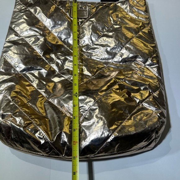 Victoria’s Secret Metallic Gold Quilted Tote Bag | Love Victoria - Picture 6 of 8